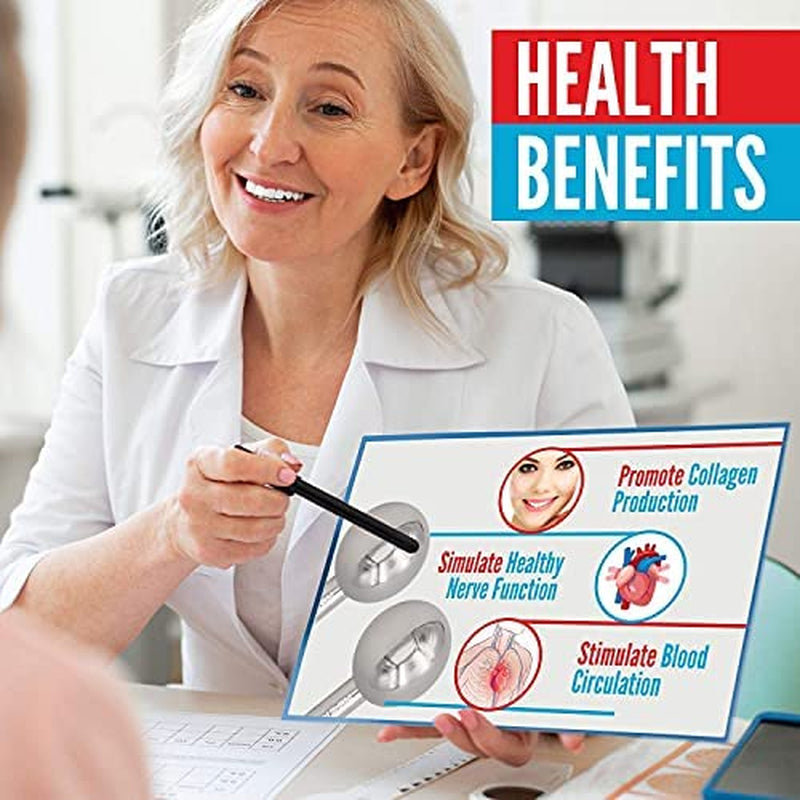 Ice Globes – Steel Cryo Roller for Face & Neck (White)