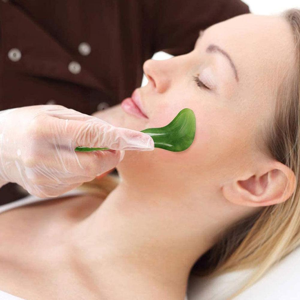 Jade Face Roller & Gua Sha – Natural Stone Tool