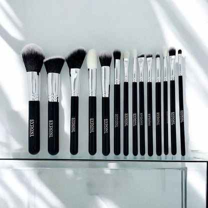 SYDONI 15 PIECE PROFESSIONAL MAKEUP BRUSH SET with Travel Case