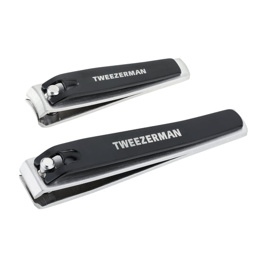 Tweezerman Nail Clipper Set – 2-Piece Stainless Steel