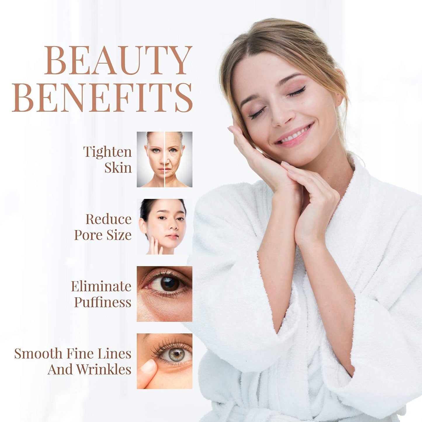 Ice Globes – Steel Cryo Roller for Face & Neck (White)