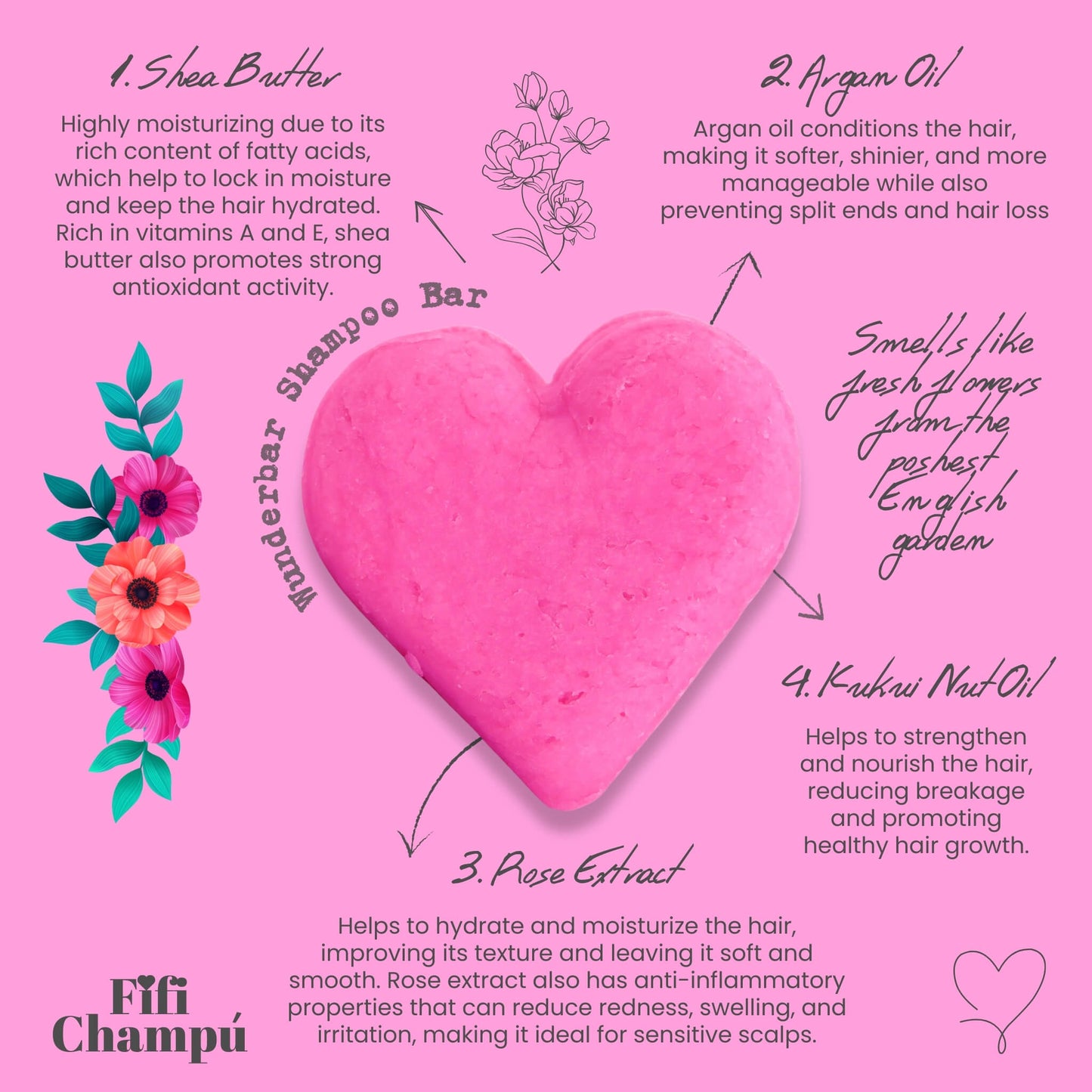 Wunderbar Shampoo Bar – Hydrating & Shine-Boosting