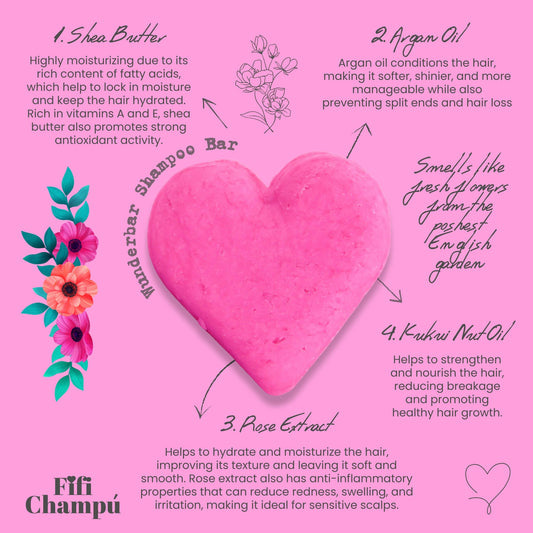 Wunderbar Shampoo Bar – Hydrating & Shine-Boosting
