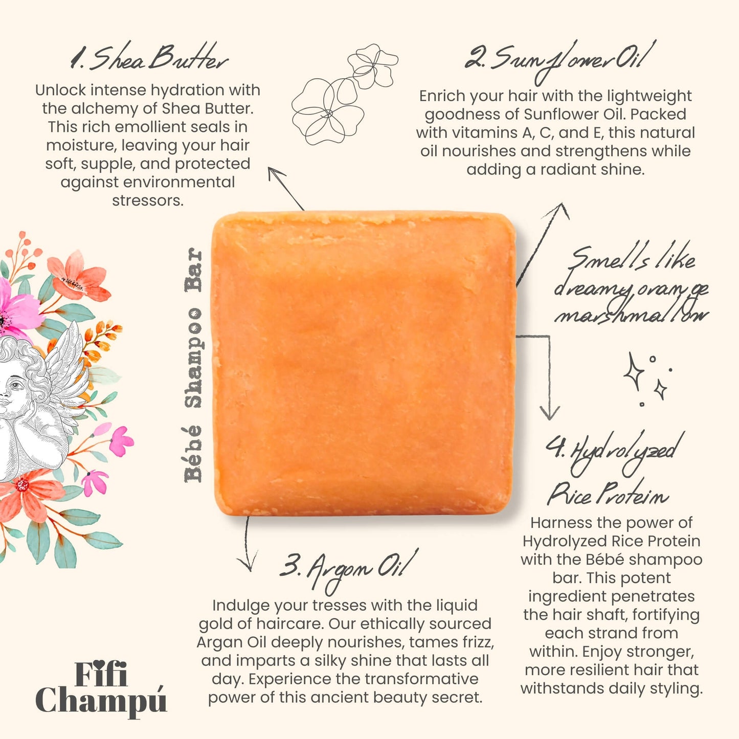 Bébé Shampoo Bar – Gentle Protein Hair Care